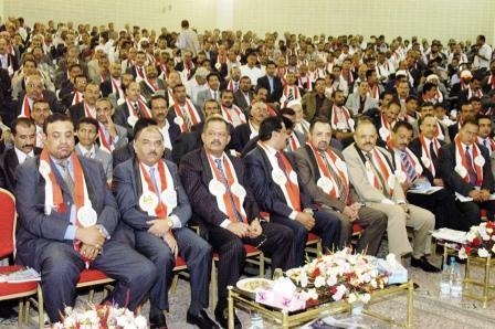 د. مجور لدى حضوره حفل التكريم أمس